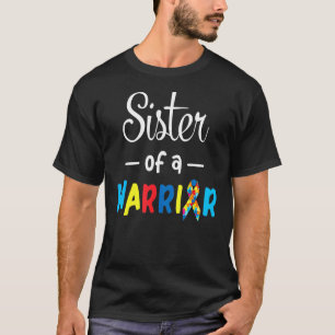 Camiseta Irmã De Um Guerreiro Mês De Conscientização Do Aut