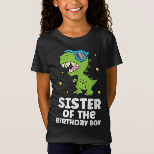 Camiseta Irmã Do Aniversário Do Jovem De Aniversário