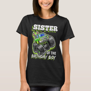 Camiseta Irmã do Aniversário do Monstro do Aniversário