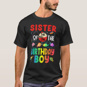 Camiseta Irmã Do Aniversário Ofishally Um Aniversário