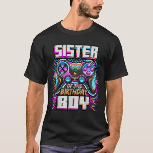 Camiseta Irmã do Aniversário Vídeo da Família Matching G