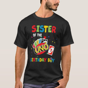 Camiseta Irmã Do Garoto De Aniversário Uno
