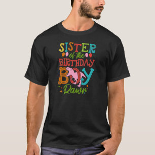 Camiseta Irmã Do Garoto Rawr Rex Dinossauros Gir