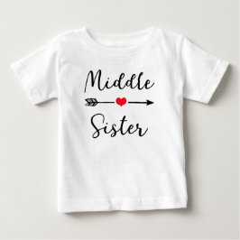 Camiseta Irmã do Meio ~ Designs da Irmã