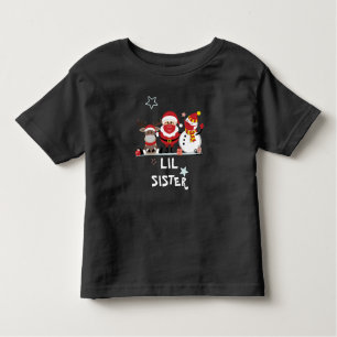Camiseta Irmã do Natal da Família Correspondente