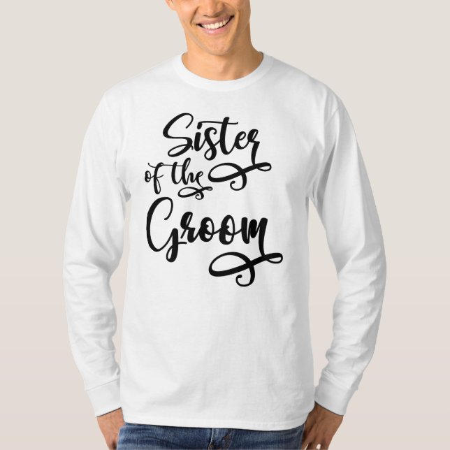 Camiseta Irmã do Noivo (Frente)