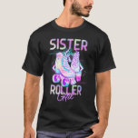 Camiseta Irmã Do Roller Girl Roller Skating Birthday Matc<br><div class="desc">Irmã Do Roller Girl Roller Skating Birthday Matching.</div>