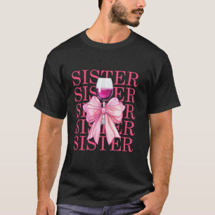 Camiseta Irmã e Arco de Coquetes de Natal Irmã Irmã