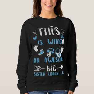 Camiseta Irmã, é assim que uma irmã mais velha incrível se