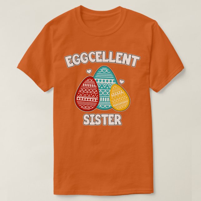 Camiseta Irmã Eggcellent (Frente do Design)