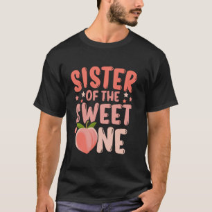 Camiseta Irmã Engraçada Do Doce Um Primeiro Aniversário Doc