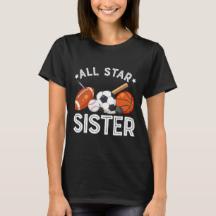 Camiseta Irmã Estrela do Irmão do Menino do Aniversário Ske