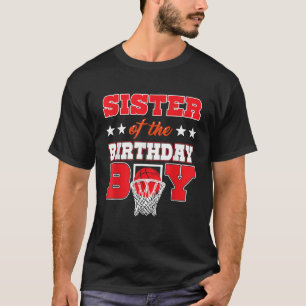 Camiseta Irmã Festa de Basquete do Aniversariante Basqueteb