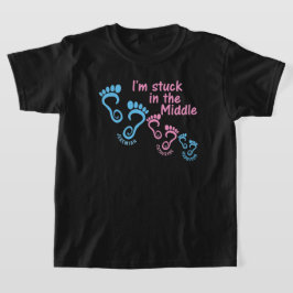 Camiseta Irmã Filha do Meio BGB Pegadas