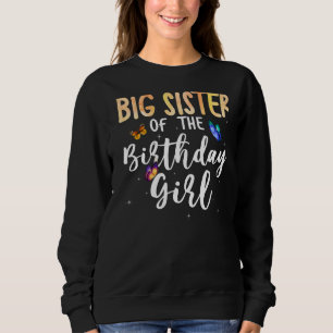 Camiseta Irmã Grande Da Garota De Aniversário Tema Fa