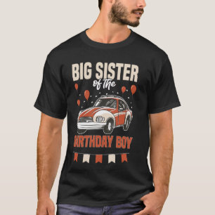 Camiseta Irmã Grande do Carro Velho do Aniversário