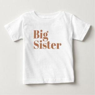 Camiseta Irmã Grande Família Irmão Correspondente à Feira