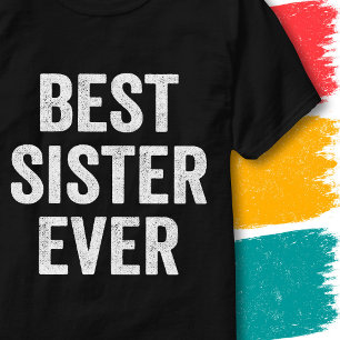 Camiseta Irmã Incrível Retro Vintage Melhor Irmã de Todos o