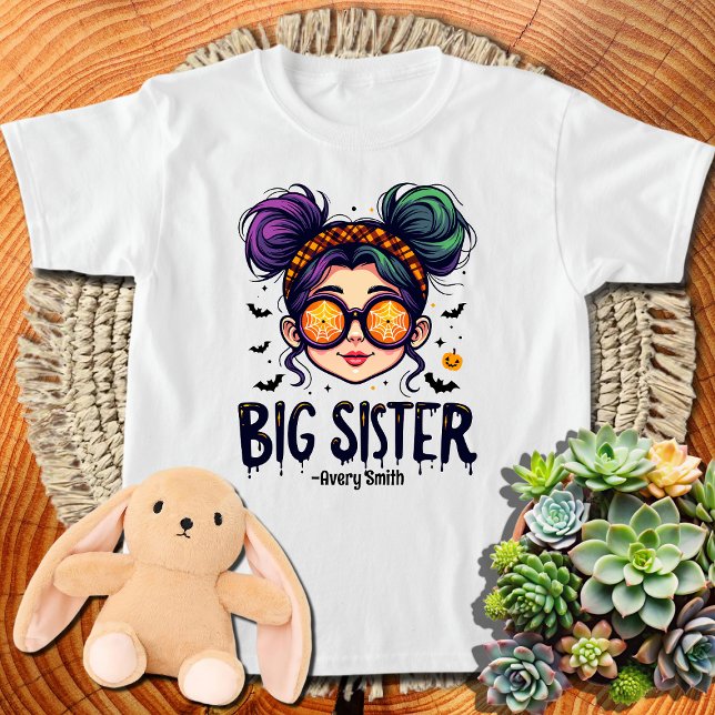 Camiseta Irmã Irmã Grande do Mal-Irmã do Halloween (Criador carregado)