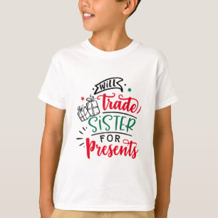 Camiseta Irmã Irmã Para Presentes   Férias de Natal