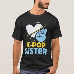 Camiseta Irmã K-Pop Music Coreano K-Pop