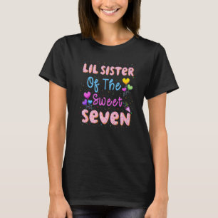 Camiseta Irmã LIL do Doce Sete 7 Rosquinha Aniversário P