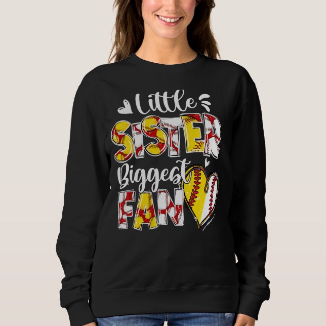 Camiseta Irmã Maior Fann Fann Cute Teeball Irmã (Frente)