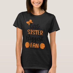 Camiseta Irmã Maior Irmã Fã de Basquete