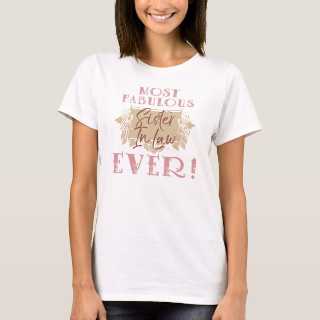 Camiseta Irmã Mais Fabulosa (Frente)