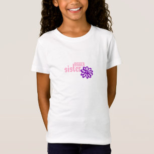 Camiseta Irmã mais grande (os tamanhos do miúdo)