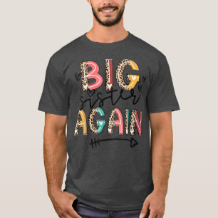 Camiseta Irmã Mais Uma Vez, Irmã Leopardo, Cuta Para Garota