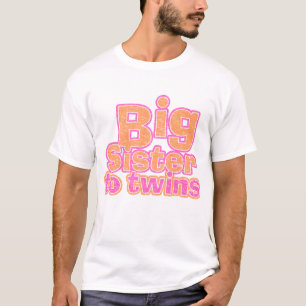 Camiseta Irmã mais velha aos gêmeos
