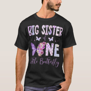 Camiseta Irmã Mais Velha Daquele Pequeno Borboleta 1º
