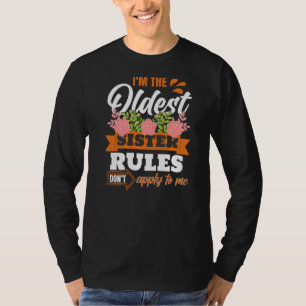 Camiseta Irmã mais velha dizendo
