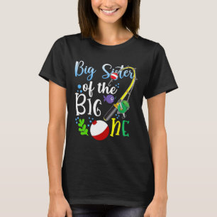 Camiseta Irmã Mais Velha Do Grande Menino Pescador Primeiro
