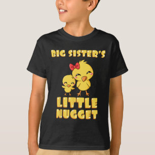 Camiseta Irmã Mais Velha do Irmãozinho Amante de Frango Nug
