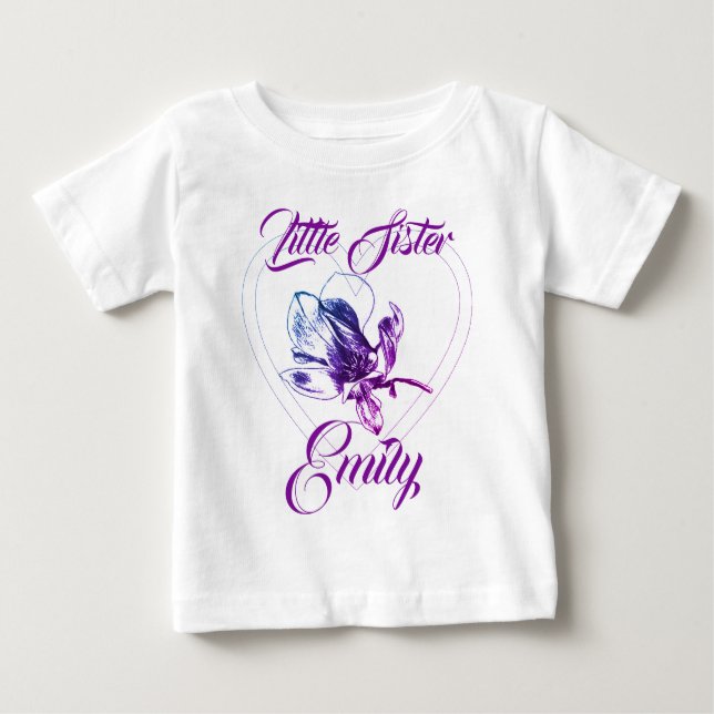 Camiseta Irmã Mais Velha Irmã Mais Nova BFF (Frente)