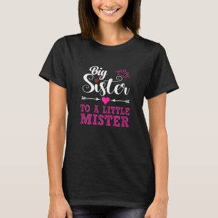 Camiseta Irmã Mais Velha Para Um Pequeno Senhor Vai Ser Uma