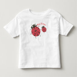 Camiseta Irmã Mais Velha - Tema Joaninha