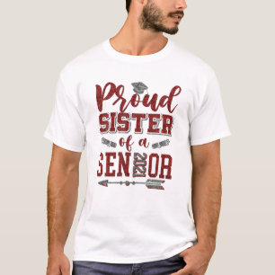 Camiseta Irmã Mais velho 2021 Tee Proud Irmã Da Classe 202