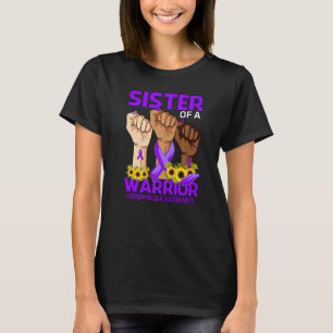 Camiseta Irmã Mão De Um Guerreiro Fibromialgia Sensibilizaç