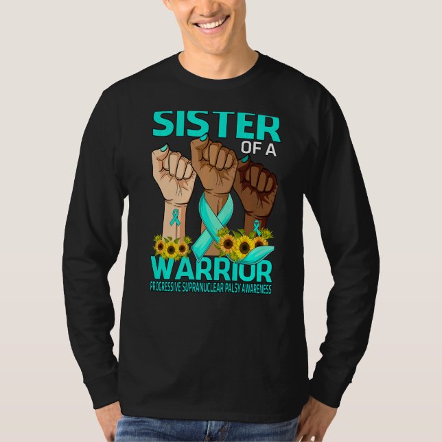Camiseta Irmã Mão De Um Guerreiro Progressivo Supranuclear (Frente)