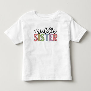 Camiseta Irmã Média Corta Cortando Irmãos