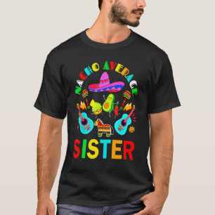 Camiseta Irmã Média Nacho Irmã Mexicana Cinco De Mayo