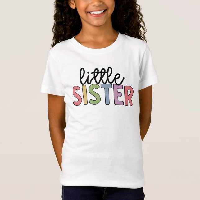 Camiseta Irmã Menina Corta Cortando Irmãos (Frente)