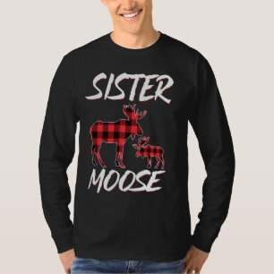 Camiseta Irmã Mose Xadrez Vermelha Buffalo Matando Família