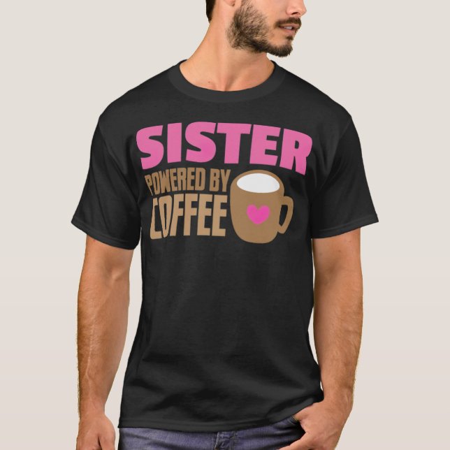 Camiseta irmã movida a bebida catlove (Frente)