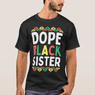 Camiseta Irmã Negra Afro-Americana História Negra Mês