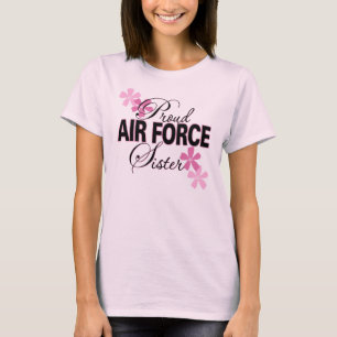 Camiseta Irmã orgulhosa da força aérea
