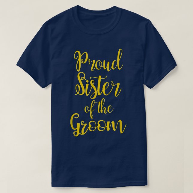 Camiseta Irmã Orgulhosa Da Noite (Frente do Design)